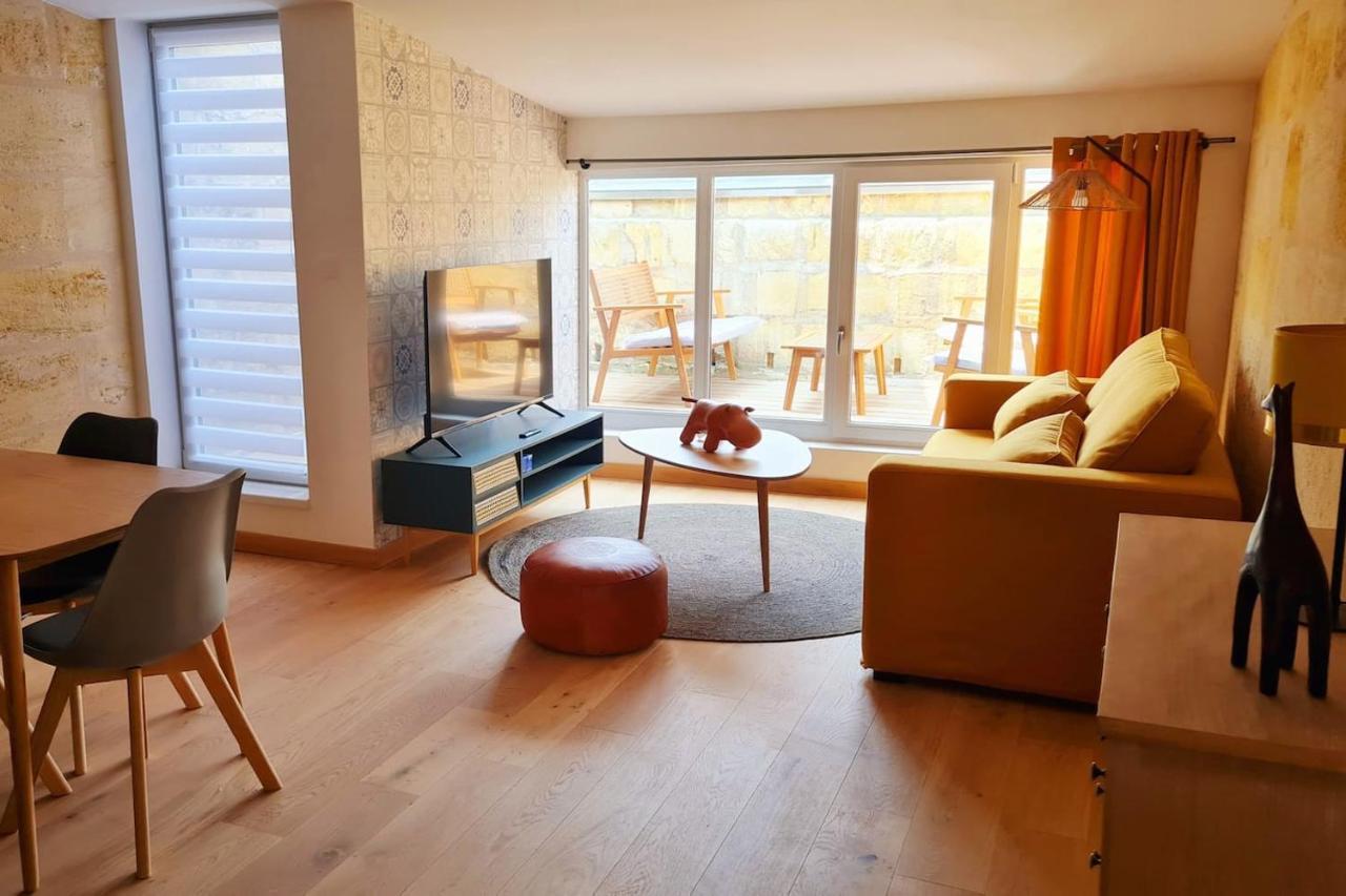 Apartamento En Haut De La Tour, Libourne Hypercentre, Netflix, Clim Exterior foto