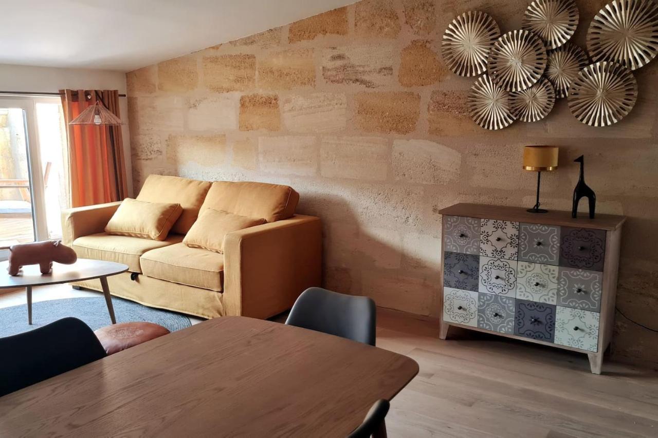 Apartamento En Haut De La Tour, Libourne Hypercentre, Netflix, Clim Exterior foto